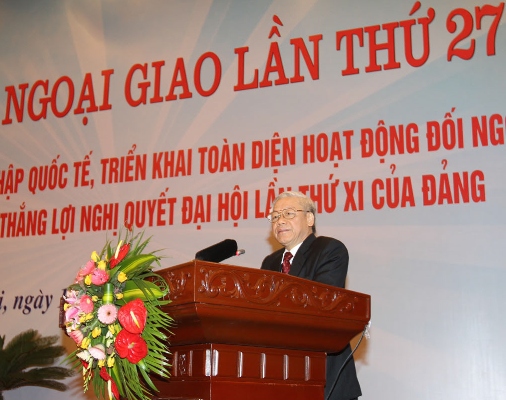 Phát biểu của Tổng Bí thư Nguyễn Phú Trọng tại Hội nghị Ngoại giao lần thứ 27